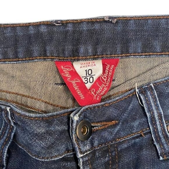 Lucky Brand by Gene Montesano Lauren Blue Denim Boot Cut Jeans Size 10 - Picture 3 of 7